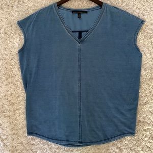 WHBM soft cap sleeve top